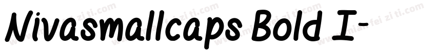 Nivasmallcaps Bold I字体转换
